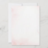 Pink Bow Coquette Butterfly Baby Shower Invitation (Dos)