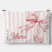 Pink Bow Coquette Proud Mama Etui (Achterkant)