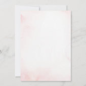 Pink Bow Floral Aqeeqah Girl Invitation (Dos)