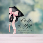 Pink Bow Grad Party Graduate Cartes et cadeaux (Neutre)