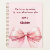 Pink bow inspirational quote 2026 (Devant)