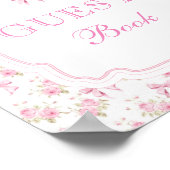 Pink Bow Love Shack Baby shower Livre d'or (Coin)