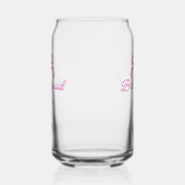 PINK BOW minimalajouter nom bridesmaid année cadea (Gauche)
