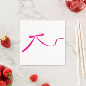 Pink Bow Napkin Servet (Insitu)