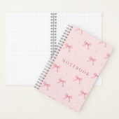 Pink Bow Notebook – A5 Dotted Journal (À l'intérieur)