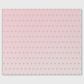 Pink Bow Pattern Gift Wrapping Paper Cadeaupapier (Vlak)