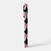 Pink Bow Pattern Phone Case (Côté gauche)