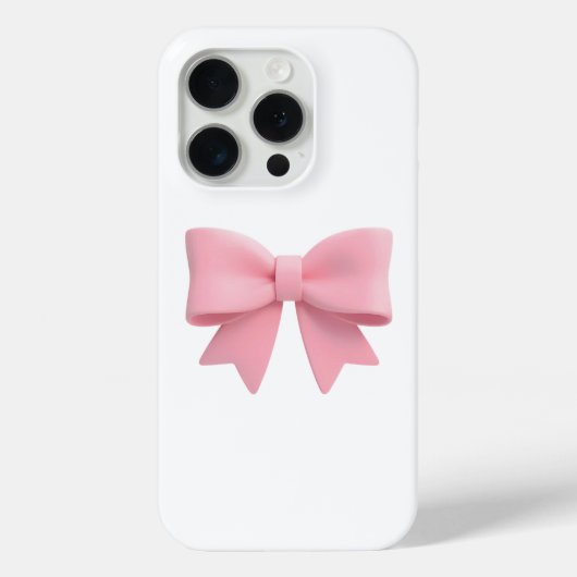 Pink Bow Phone Case 🎀 (Achterkant)