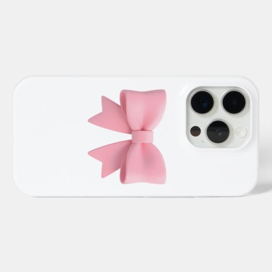 Pink Bow Phone Case 🎀 (Achterkant (horizontaal))