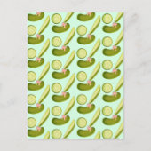 Pink Bow Pickles Briefkaart (Voorkant)