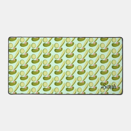 Pink Bow Pickles Bureaumat (Voorkant)