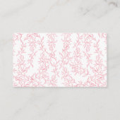 Pink Bow Recipe For The Bride-to-be Request Informatiekaartje (Achterkant)