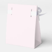 Pink Bow Ribbon Baby shower Bedankt Bedankdoosjes (Achterkant)