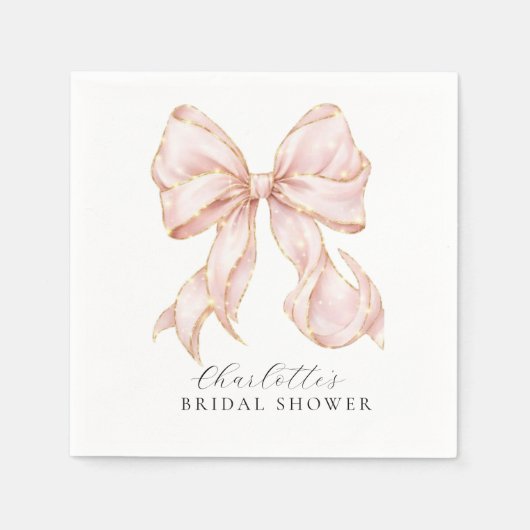 Pink Bow Servet (Voorkant)