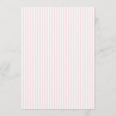 Pink Bow Striped Baptism Invitation for Girls (Dos)