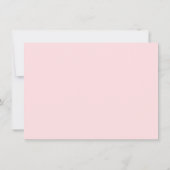 Pink Bow Tying Fête des mariées de noeud Carte de (Dos)