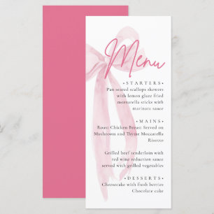 Pink Bow Ze is het vastbinden van de knoop Vrijgez Menu