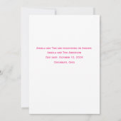 Pink Bows Baby Shower Invitation (Dos)