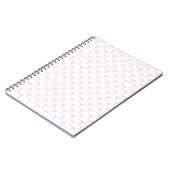 Pink Bows Pattern Notitieboek (Linkerzijde)