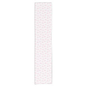 Pink Bows Table Runner Korte Tafelloper (Voorkant)