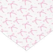 Pink Bows Table Runner Korte Tafelloper (Hoek)