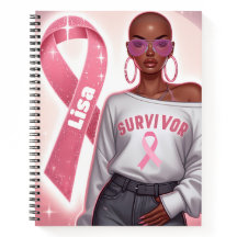 Pink Breast Cancer Awareness Spiral Notitieboek