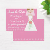 Pink Bride Enregistrer les cartes de dates (Bureau)