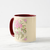 Pink Bride tasse de mariage personnalisée (Devant gauche)