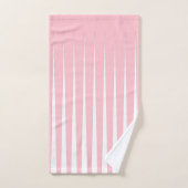 Pink Bubblegum Plat Triangle Design Serviette (Serviette à main)