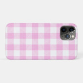 Pink Buffalo Check Case-Mate iPhone Case (Achterkant (horizontaal))