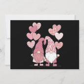 Pink Buffalo Plaid Heart Gnomes Valentijnsdag Feestdagenkaart (Voorkant)