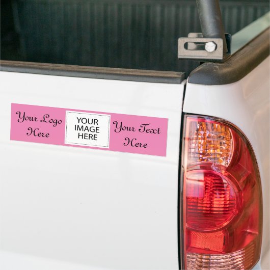 Pink Bumper Sticker (Sur camion)