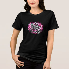 Pink Bunny Mafia (Streets)  Tri-Blend Shirt