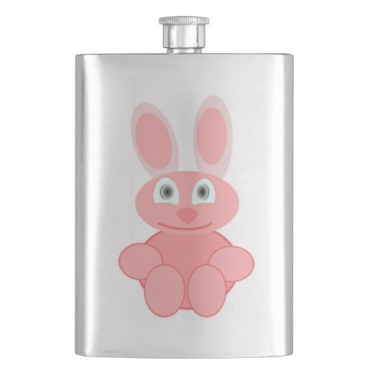 PINK BUNNY RABBIT HEUPFLES (Voorkant)