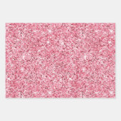 Pink Burgundy Floral Inpakpapier Vel (Voorkant 3)