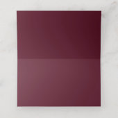 Pink Burgundy Marsala Waterverf Floral (Binnenkant ongevouwen)