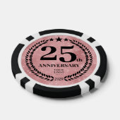 Pink Business 25th Anniversary Poker Chips (Enkel)