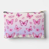 Pink butterflies and flowers pattern etui (Achterkant)