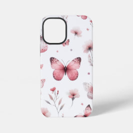 Pink Butterflies  iPhone 12 Mini Hoesje