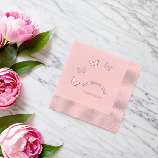 Pink Butterflies Quinceanera (Insitu (Mariage))