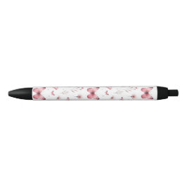 Pink Butterflies  Zwarte Inkt Pen