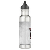 Pink Butterfly Floral Personalized Waterfles (Links)