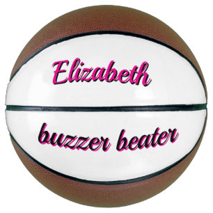 Pink Buzzer Beater Basketball Basketbal