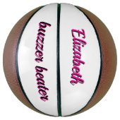 Pink Buzzer Beater Basketball Basketbal (Verticaal)