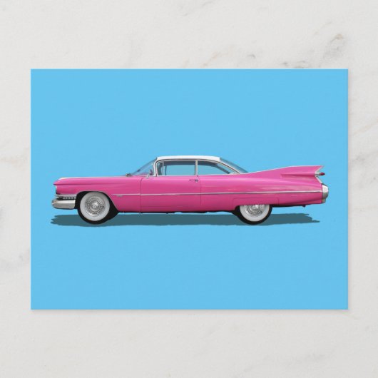 PINK CADDY-Briefkaarten Briefkaart (Voorkant)