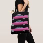 PINK CADDY CLASSIC CAR CANVAS TAS PURY (Dichtbij)