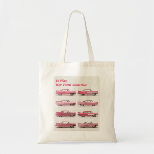 PINK CADILLAC TOTE BAG (Voorkant)