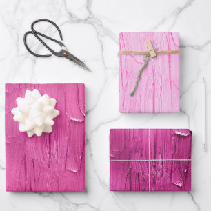 Pink Cake Frosting Verjaardag Inpakpapier Vel