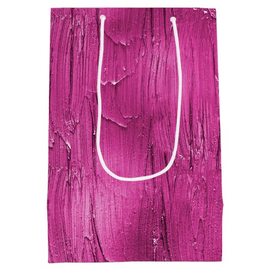 Pink Cake Frosting Verjaardag Medium Cadeauzakje (Achterkant)