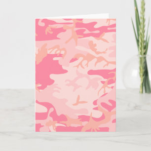 Pink Camo - Girly Camo Kaart